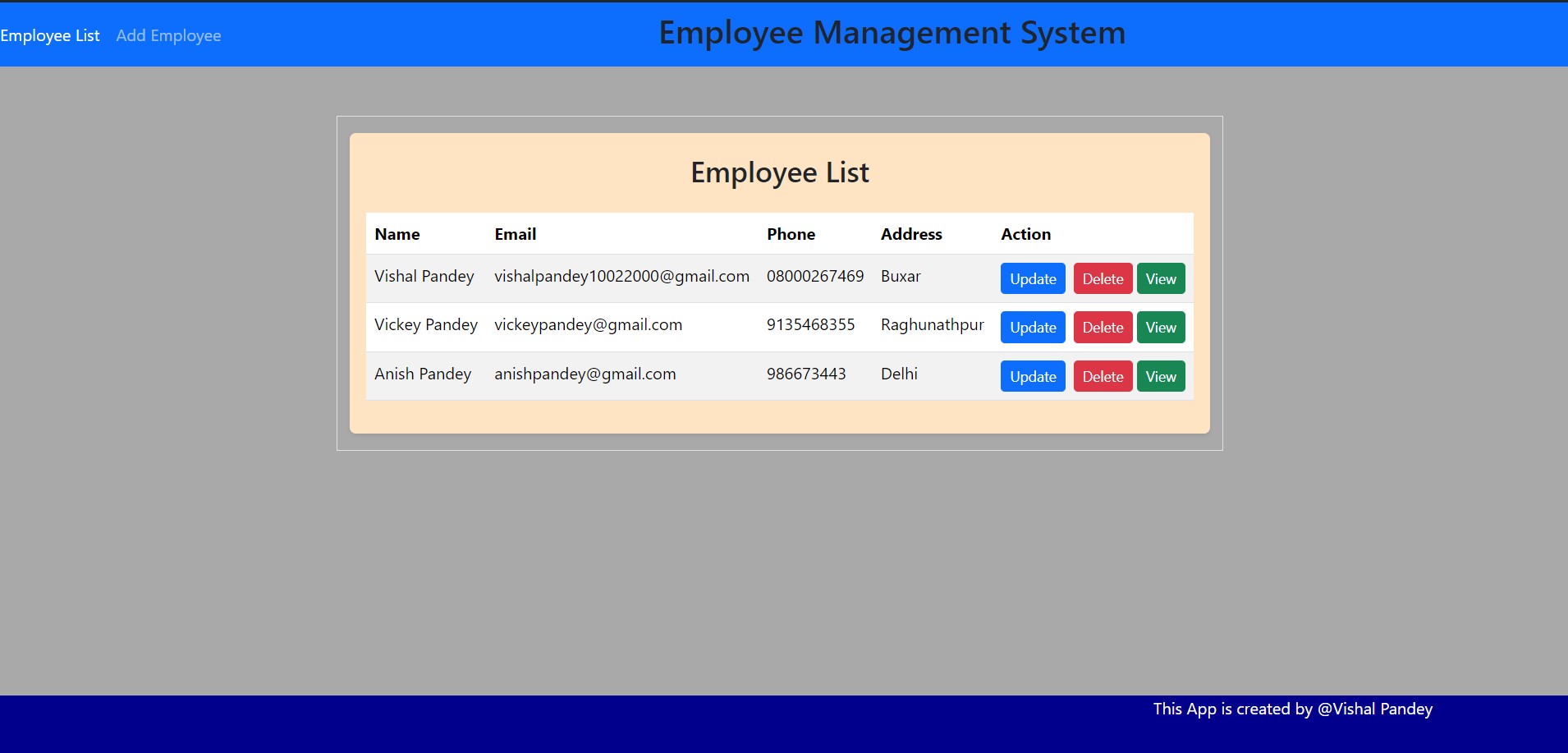Employee Managment System